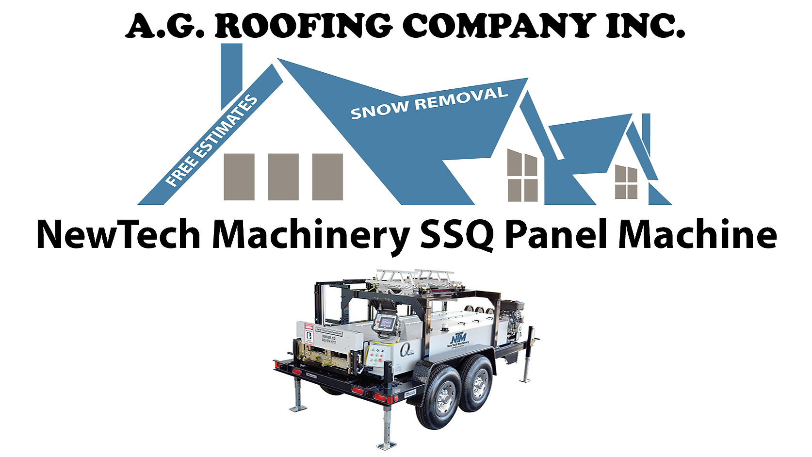 A.G. Roofing SSQ Panel Machine